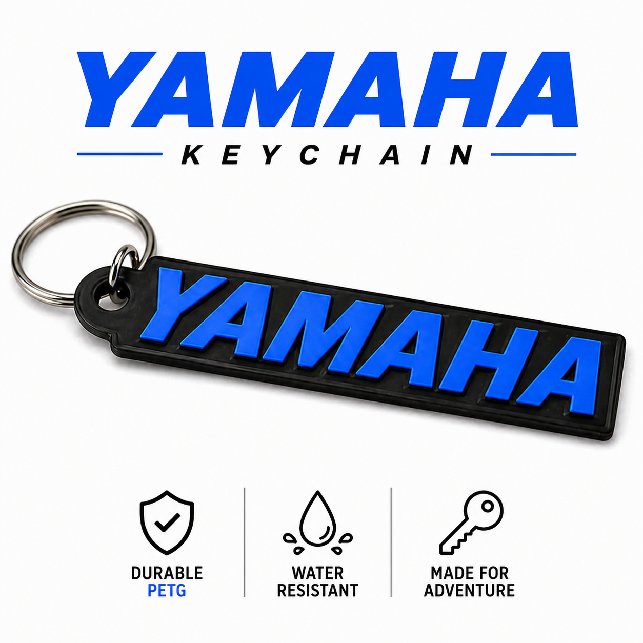 Yamaha 3D Printed Keychain | Premium PETG UTV Keychain
