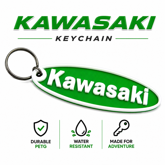 Greanland Offroad Kawasaki Premium Keychain – Durable Offroad Accessory