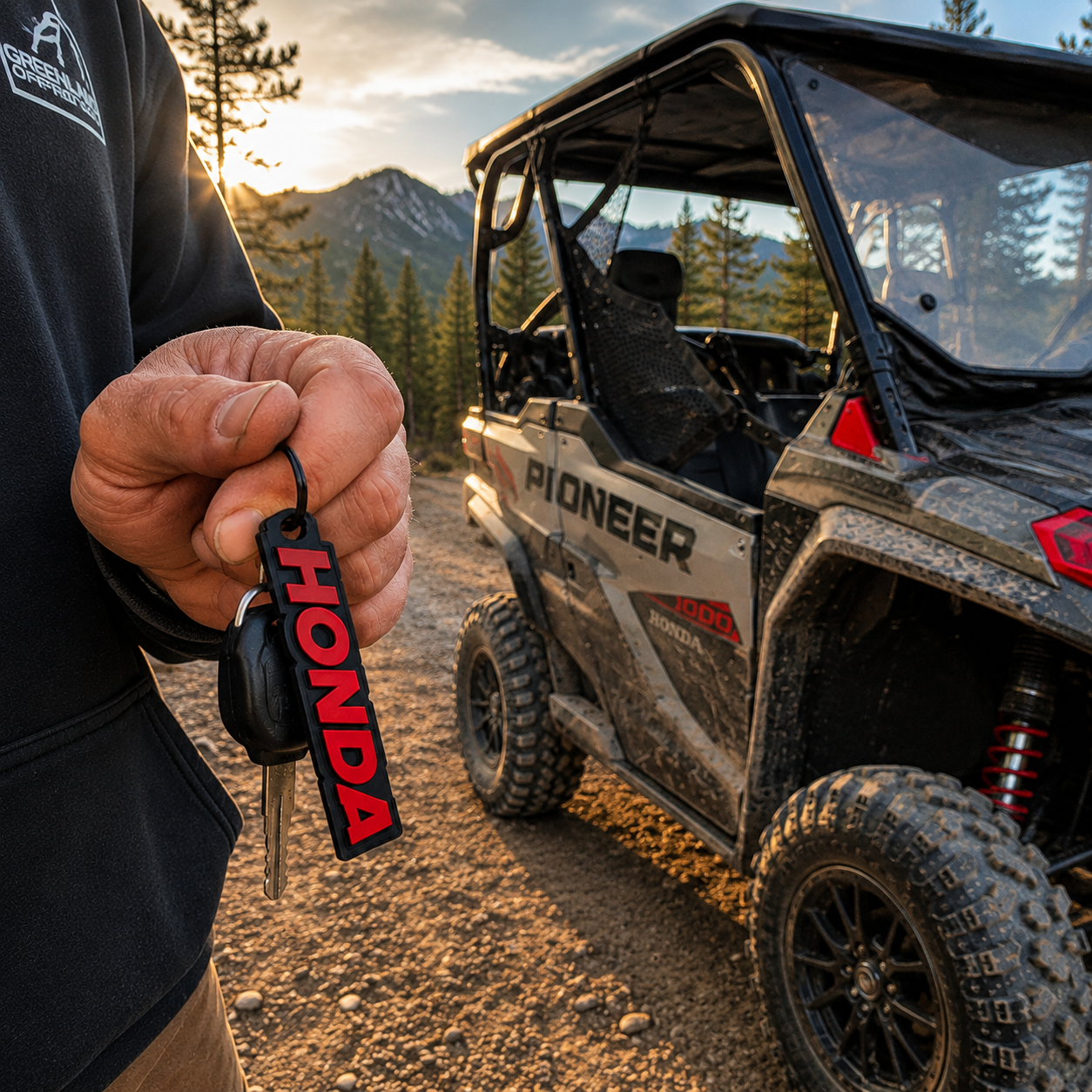 Honda Keychain | 3D Printed Honda Logo Key Ring – Multiple Colors