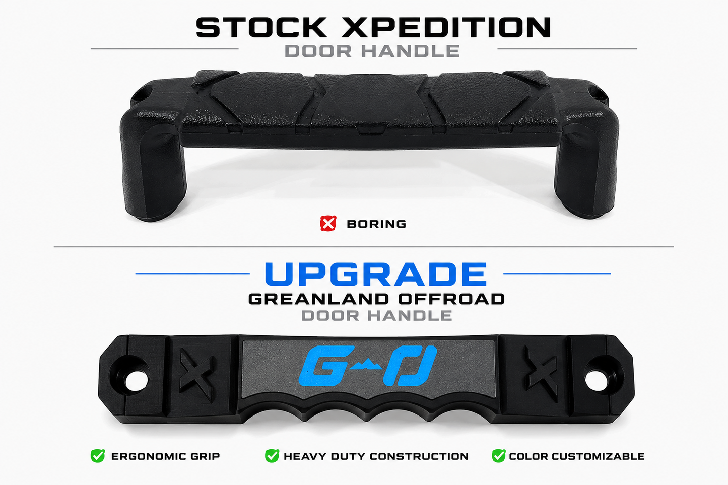 Greanland Offroad Polaris 2024+ Xpedition Interior Door Handle Kit (1 Pair)