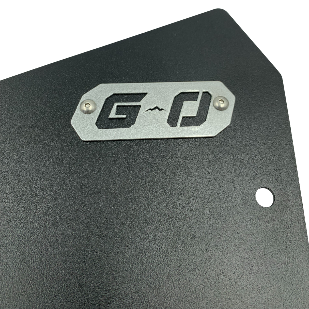 closeup of greanland offroad logo on thermoguard