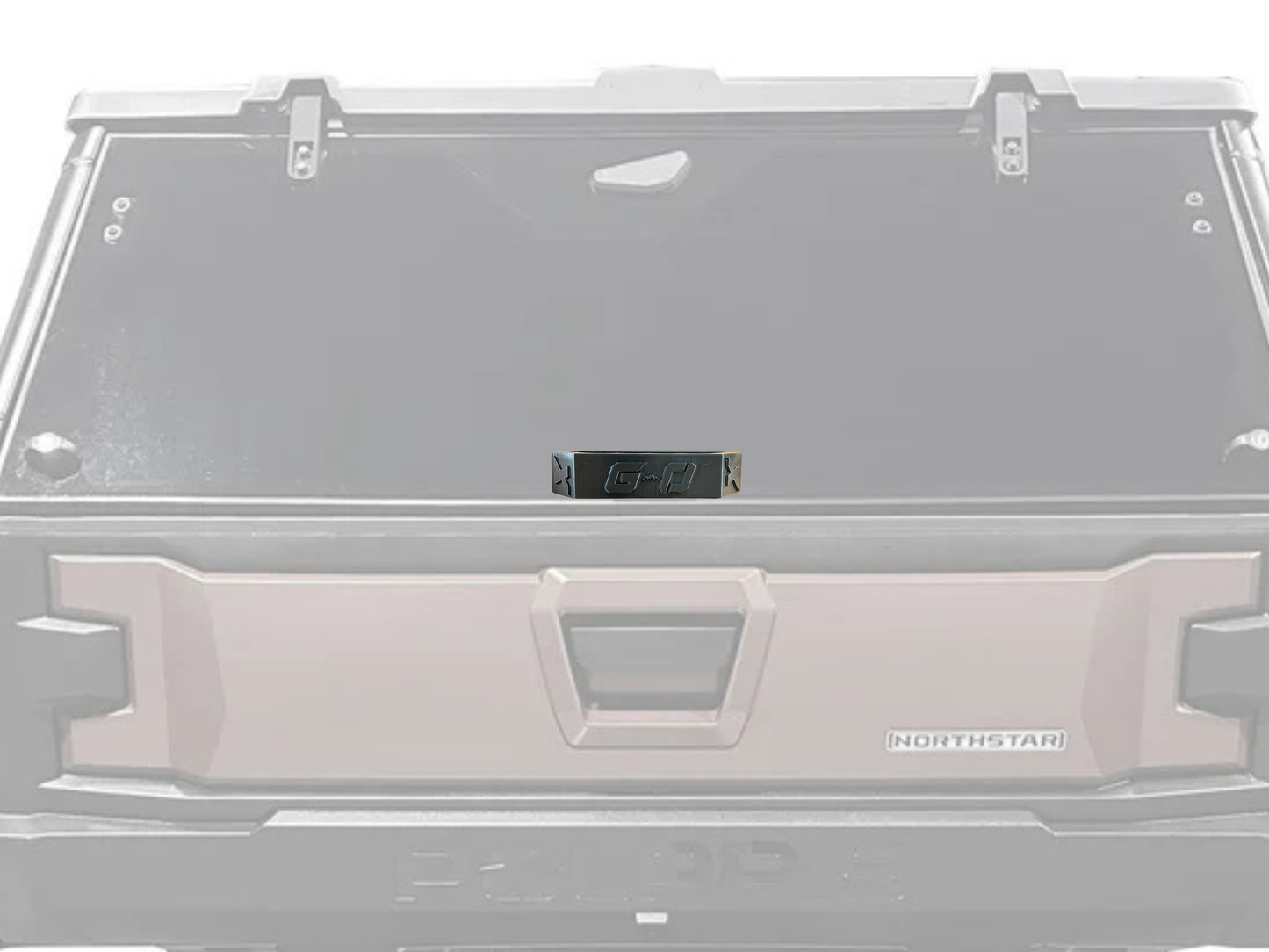Car trunk lid with 'Northstar' branding on a white background