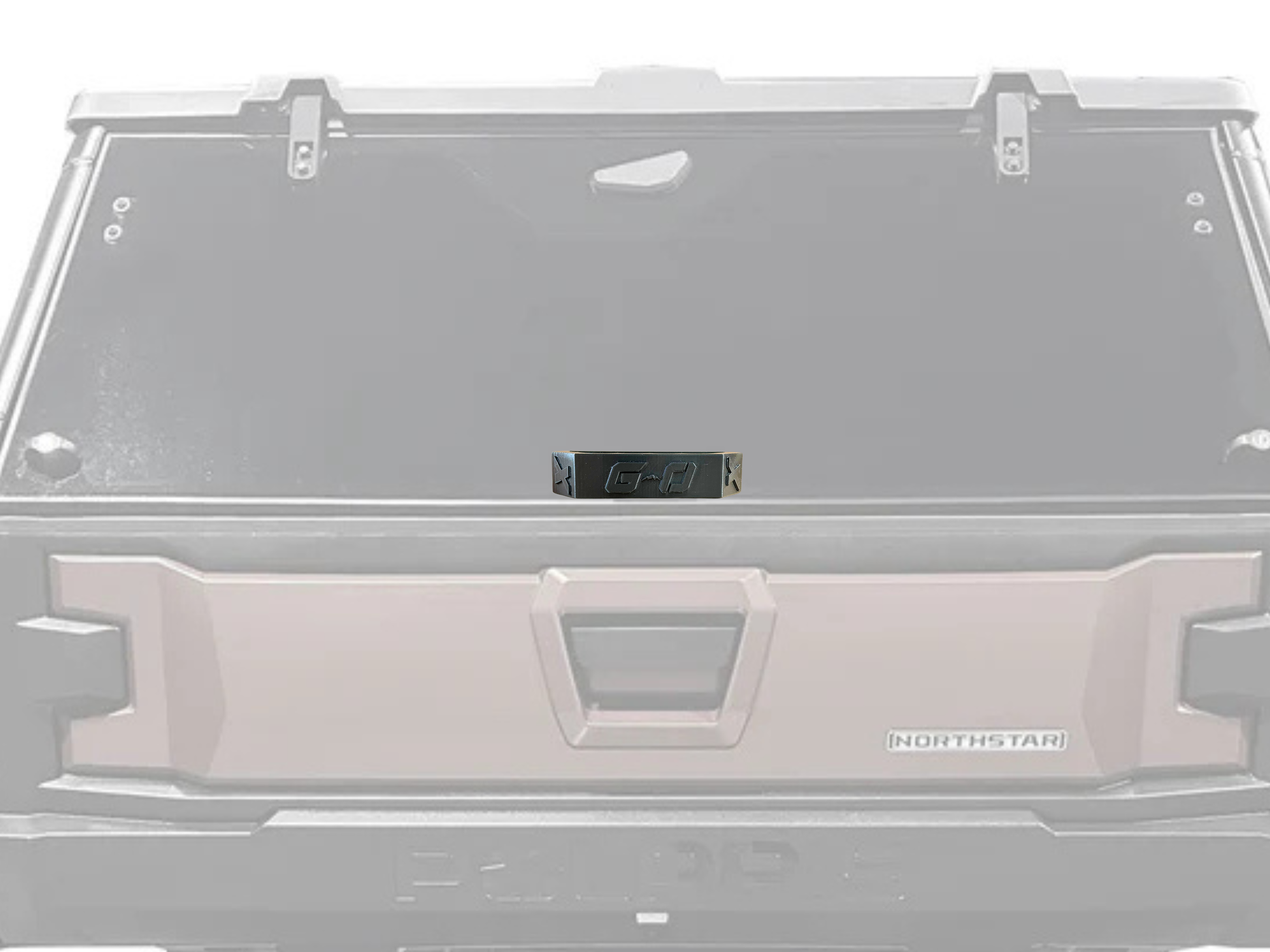 Car trunk lid with 'Northstar' branding on a white background
