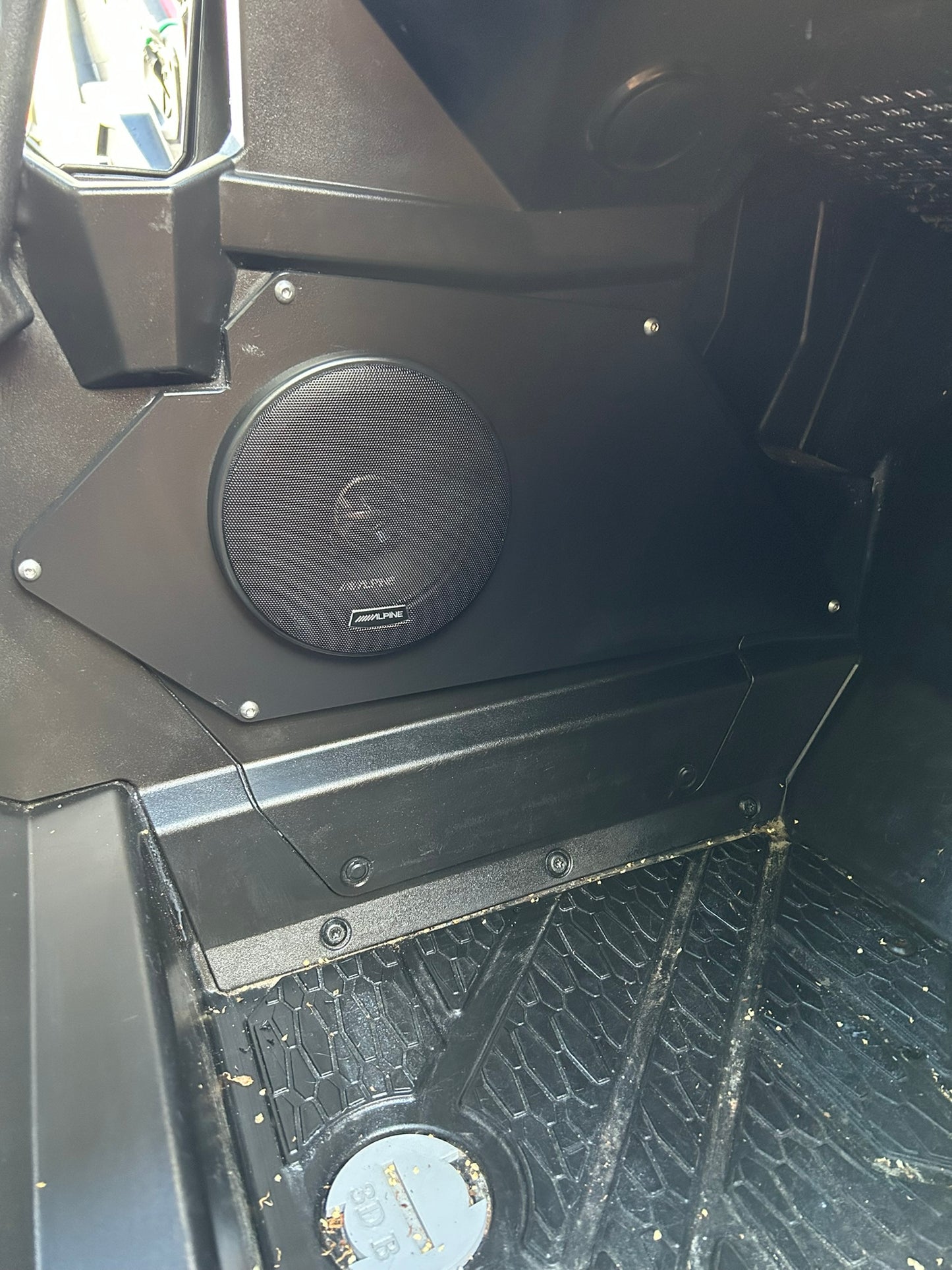 Greanland Offroad Polaris General Center Console 6.5" Speaker Mounting Plates