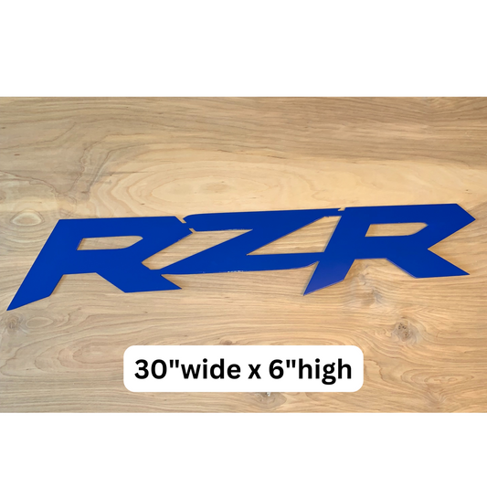 RZR Aluminum Sign 30 x 6 (Polaris)