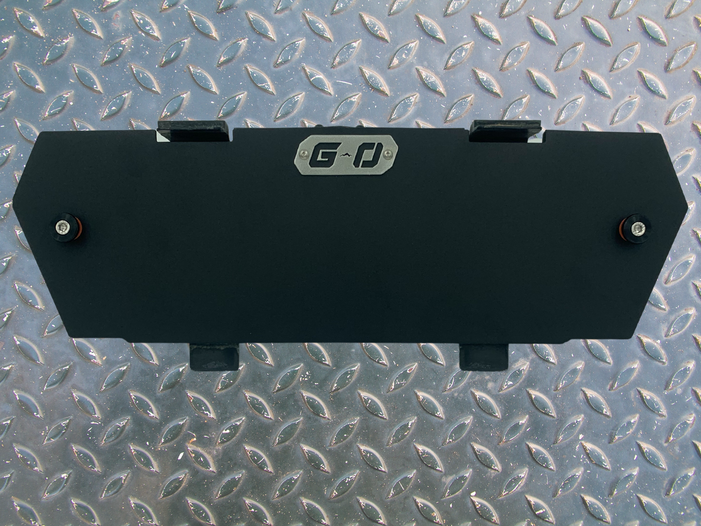 polaris general radiator shield mounted on stock grille