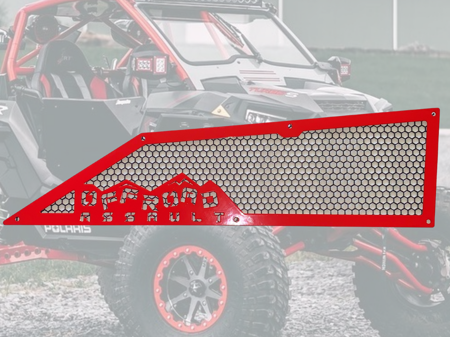 Polaris RZR XP 1000 Turbo & Turbo S Intake Vent Cover Grill (Offroad Assault)