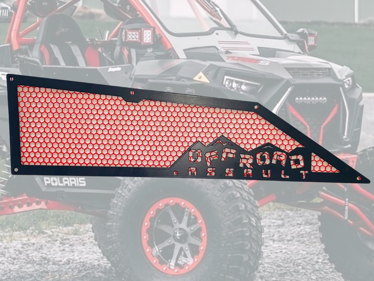 Polaris RZR XP 1000 Turbo & Turbo S Intake Vent Cover Grill (Offroad Assault)