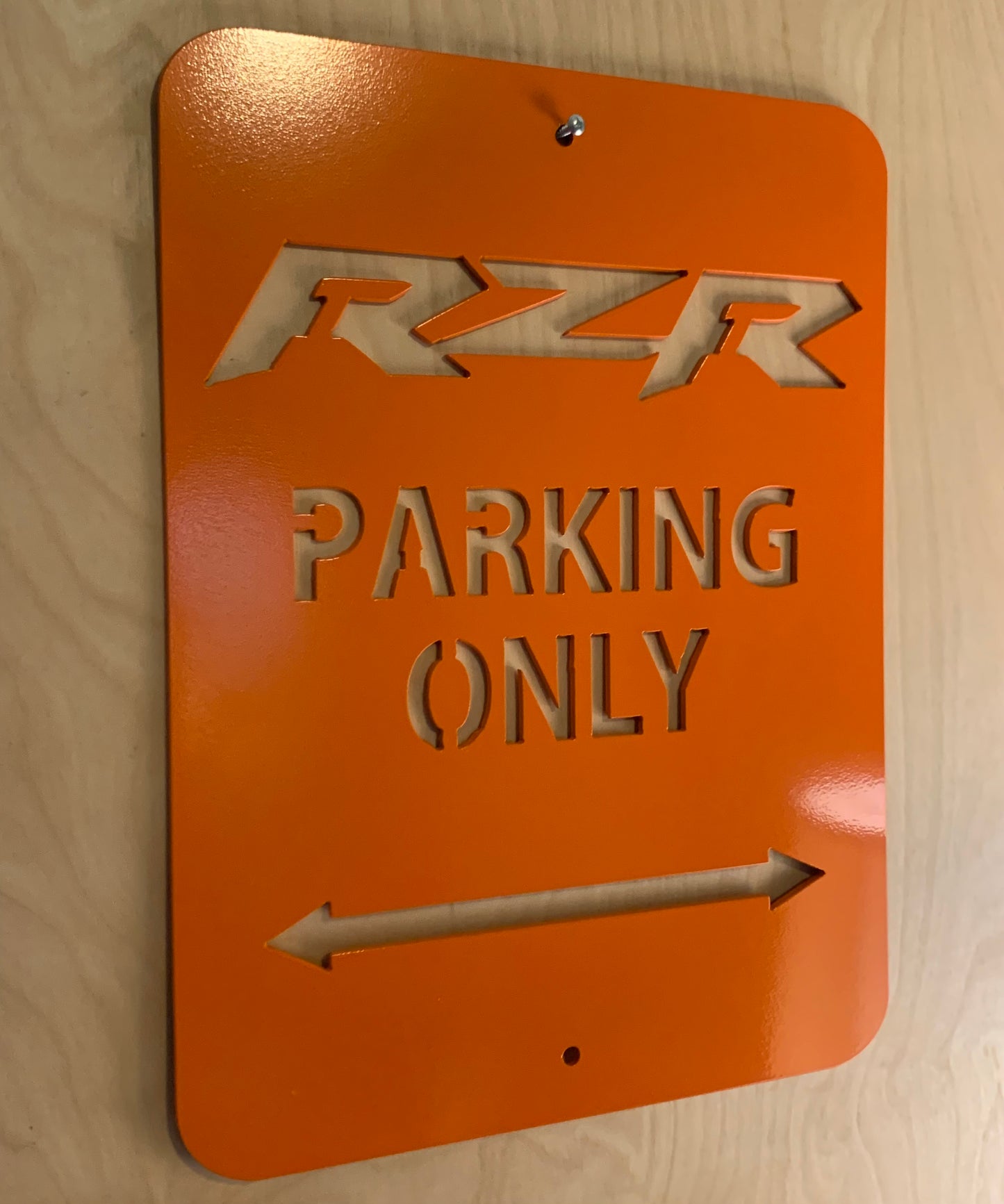 RZR Parking Only Aluminum Sign 12x16 (Polaris)