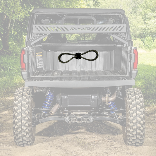 Surface Mount UTV Spare Belt Holder | SXS CVT Belt Mount for Roll Cage | Universal Surface Mount Belt Holder