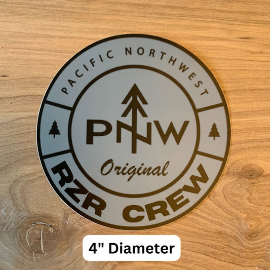 PNW RZR Crew Sticker