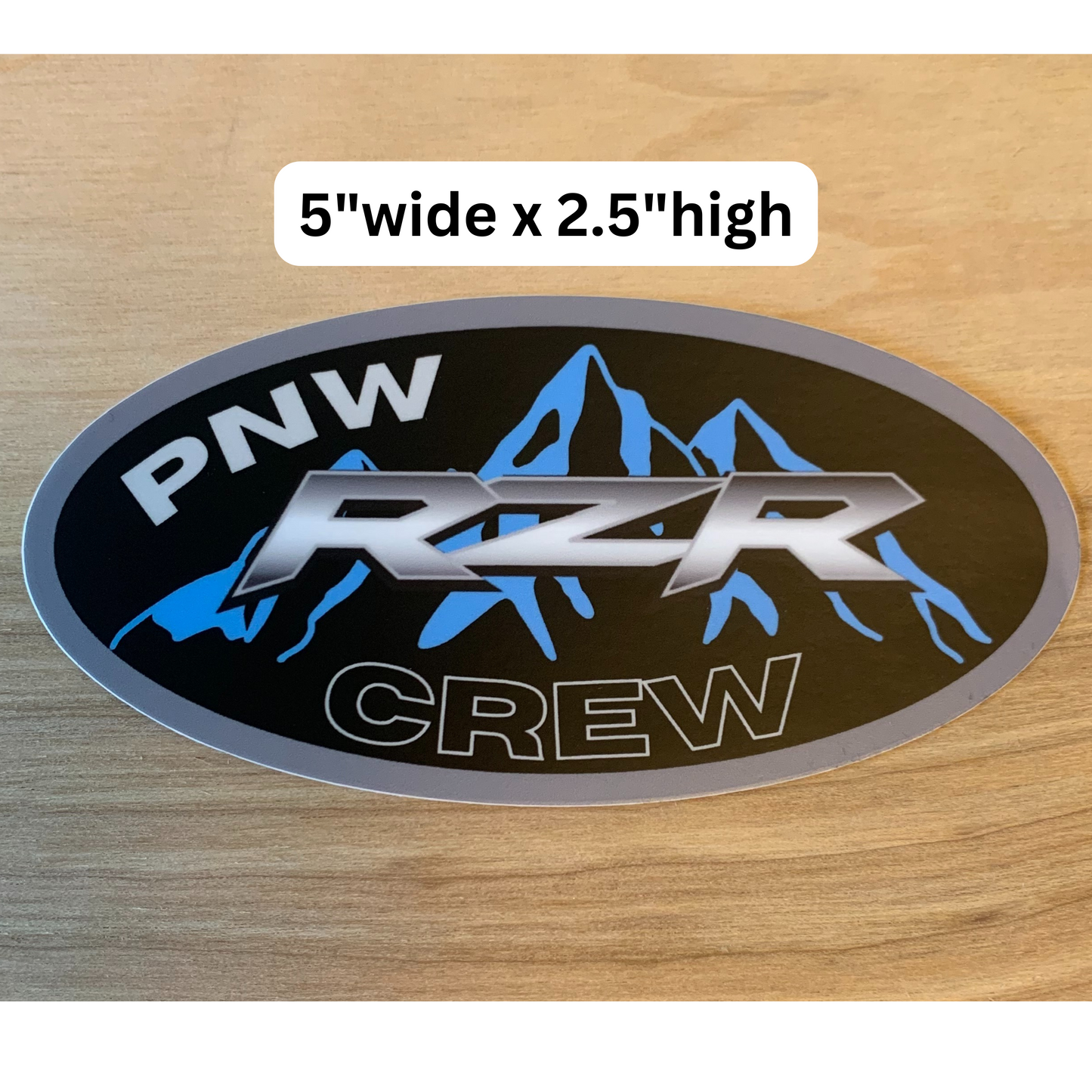 PNW RZR Crew Sticker