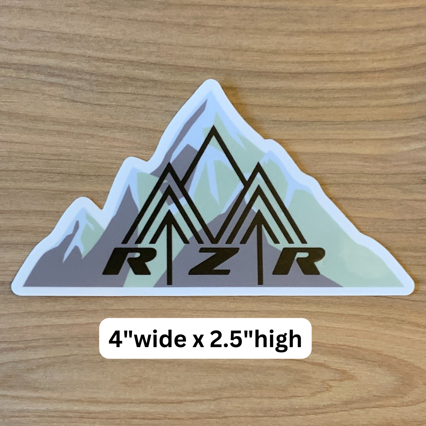 RZR Mountain Through The Trees Sticker