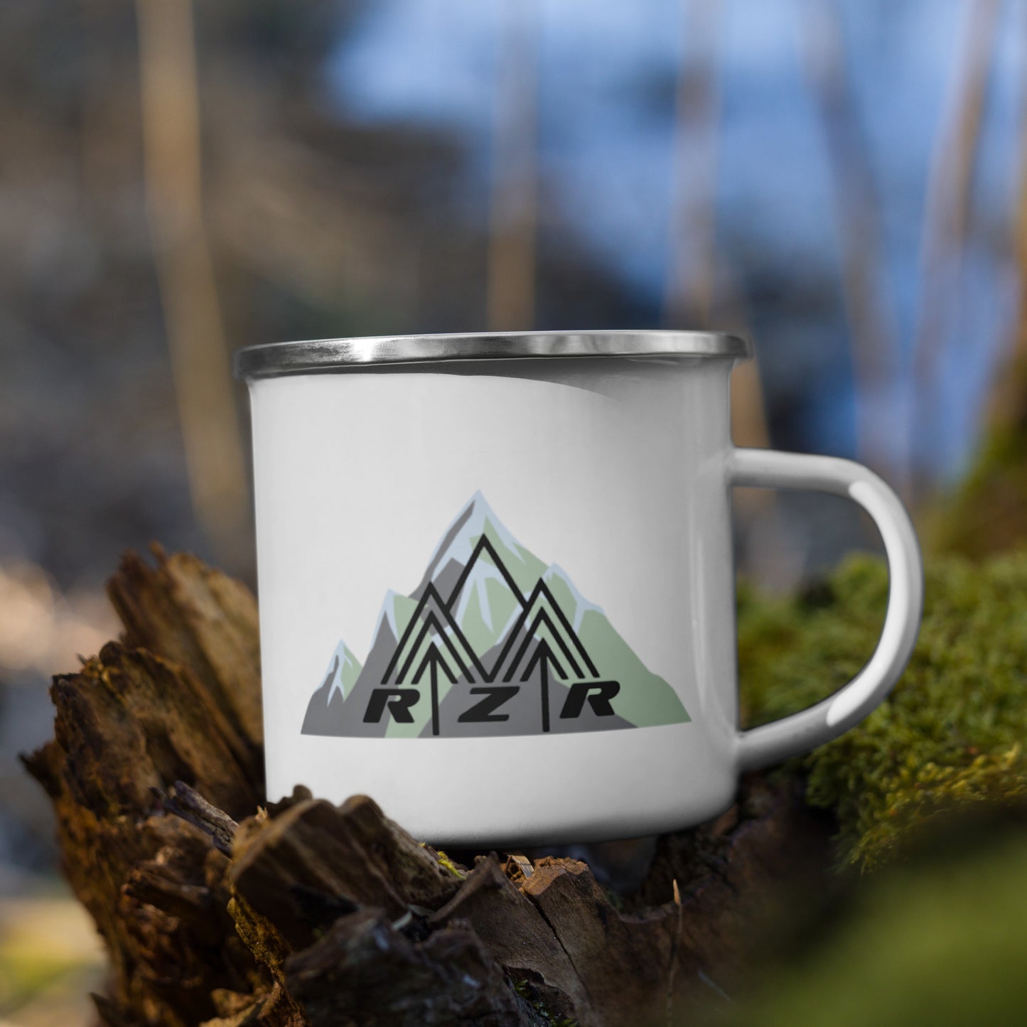 RZR Mountain Enamel Mug