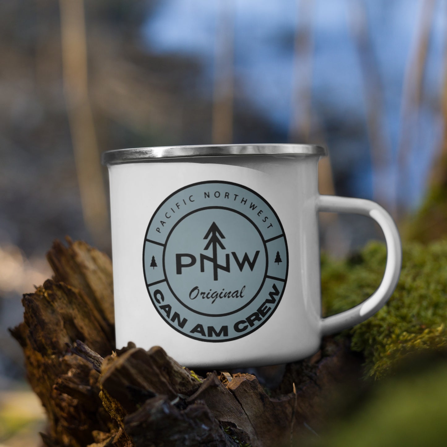 PNW Can Am Crew Enamel Mug